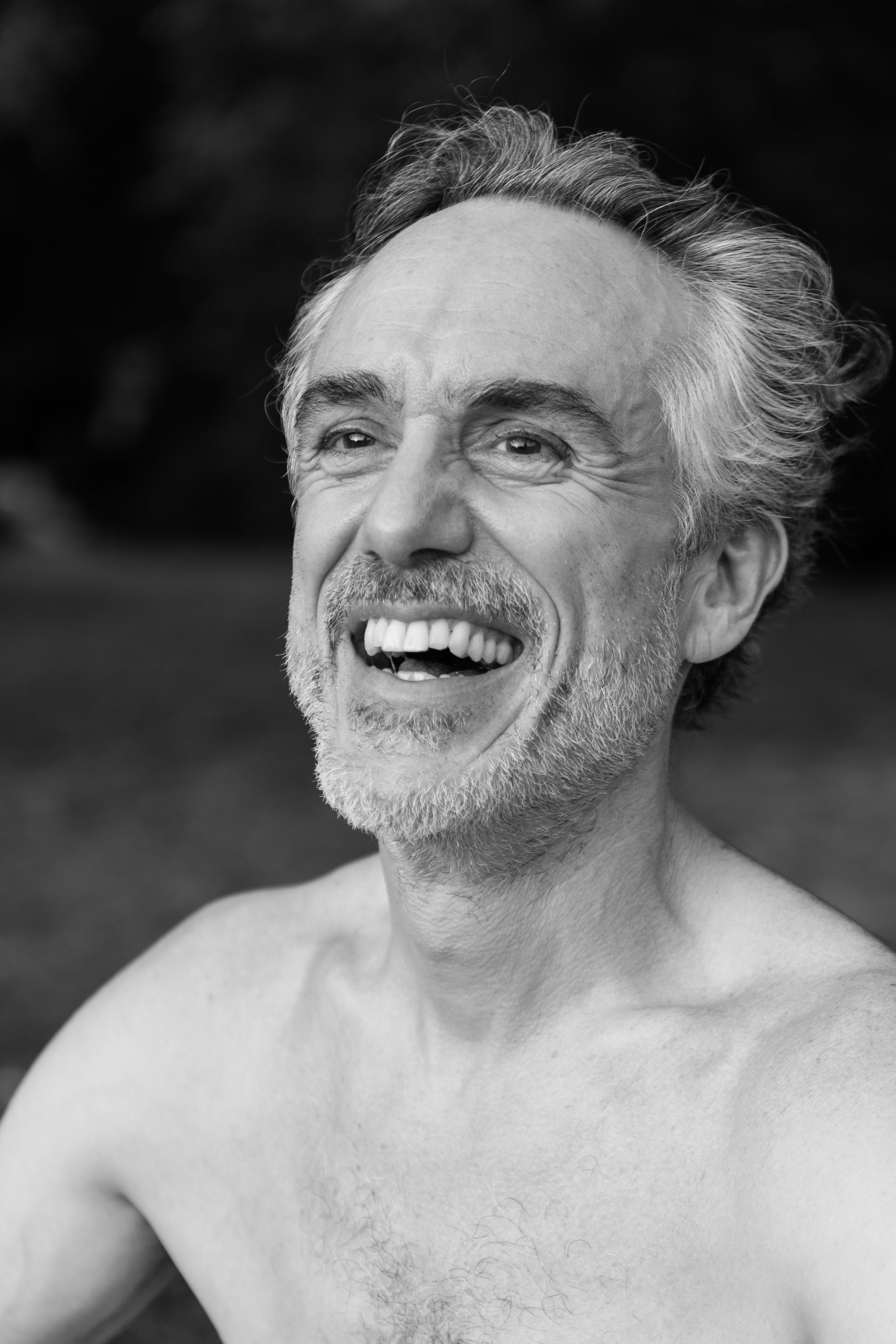 Homme riant Montreal